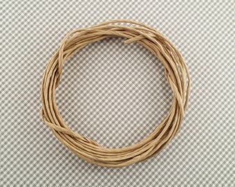 Brown Paper Cord - Bird Toy Parts - Craft Part Paper Rope Twine Twisted Paper Rope