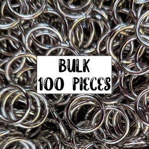 Nickel-Plated O-Ring - 1/2 Inch Diameter - BULK 100 Pack