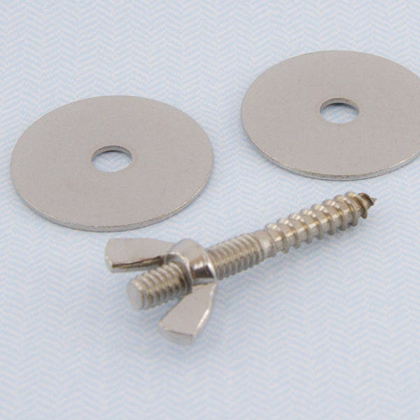 Stainless Steel Hardware for Bird Toys Bird Perches or Platforms Stainless Steel Washers Hanger Bolt Wingnut