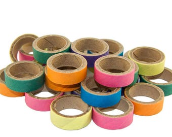 100 Birdie Bagels - Bitty Bites 1" - Bird Toy Parts