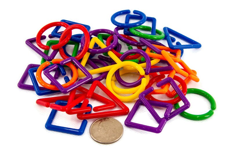 BULK 150 Geo Links Bird Toy Sugar Glider Toy Parts Etsy