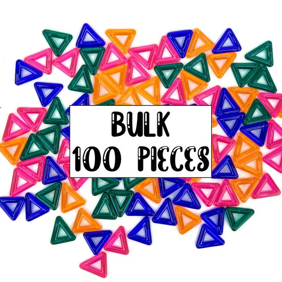 1 Plastic Triangle 100 Pieces BULK Bird Toy Parts Etsy