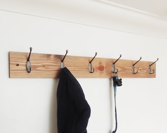 Large coat rack, entryway hooks, hanging storage, coat hooks, hallway storage, command center, mud room organiser, hooks for front door