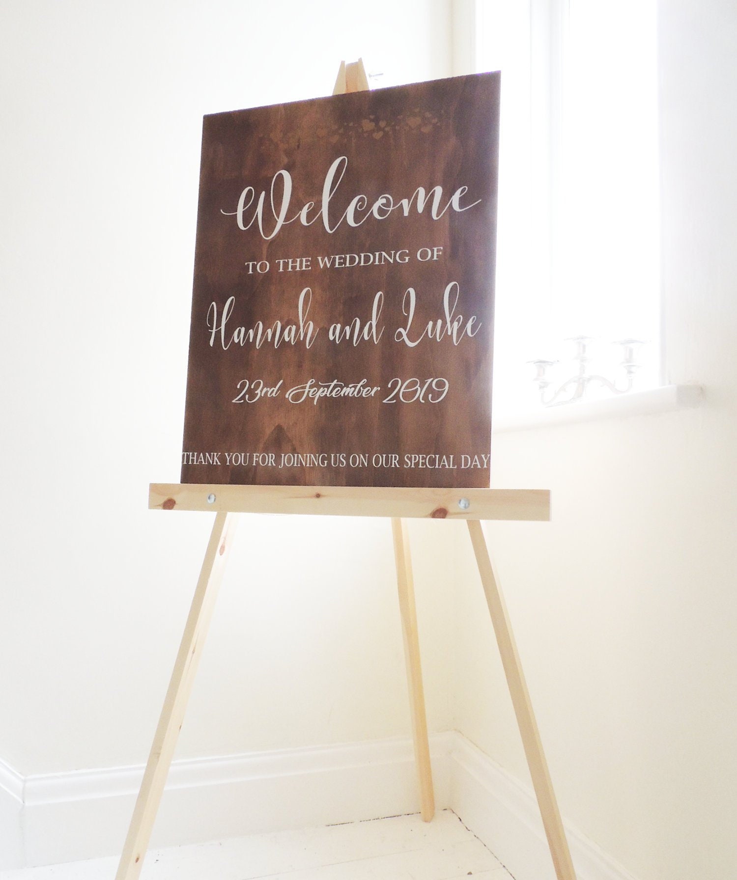 Wedding Easel, Wedding Sign Holder, Display Easel, Stand for Signs, Display  Stand, Welcome Sign, Seating Plan Holder, Rustic Wedding 