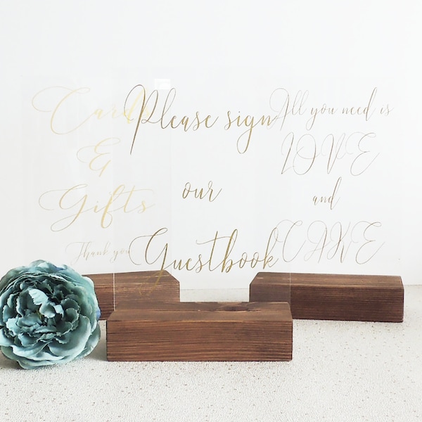 Table Name Holders Etsy