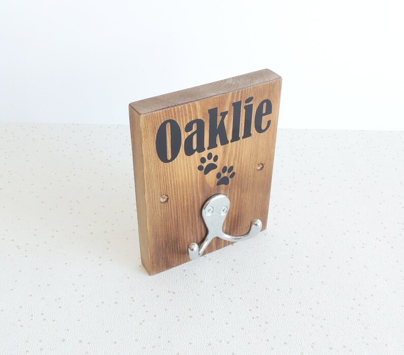Personalised Dog Hook Lead Storage Collar Hook Leash Etsy