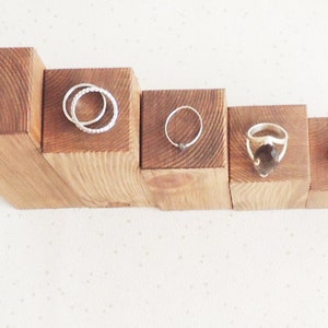 Ring Display, Jewelry Riser, Set of Stands, Craft Display, Jewellery ...