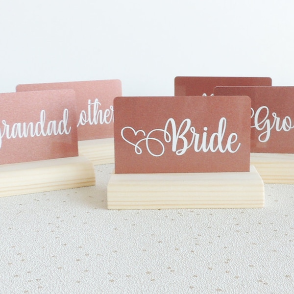 Table Name Holder Etsy