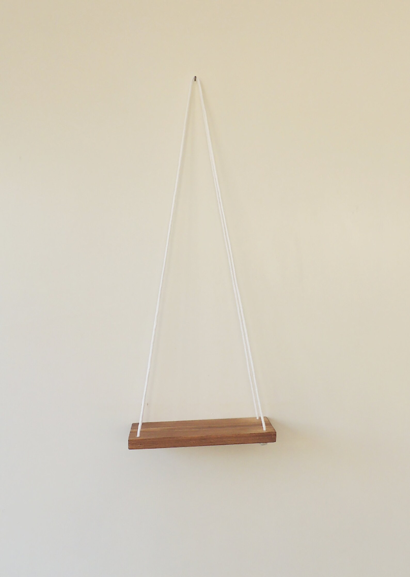 White shelves hanging shelf small shelving gallery wall Etsy