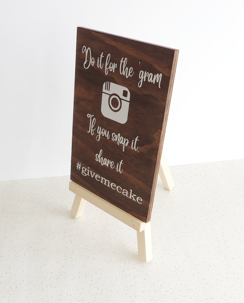 Small Wedding Easel A4 Sign Stand Wooden Acrylic Holder Etsy UK