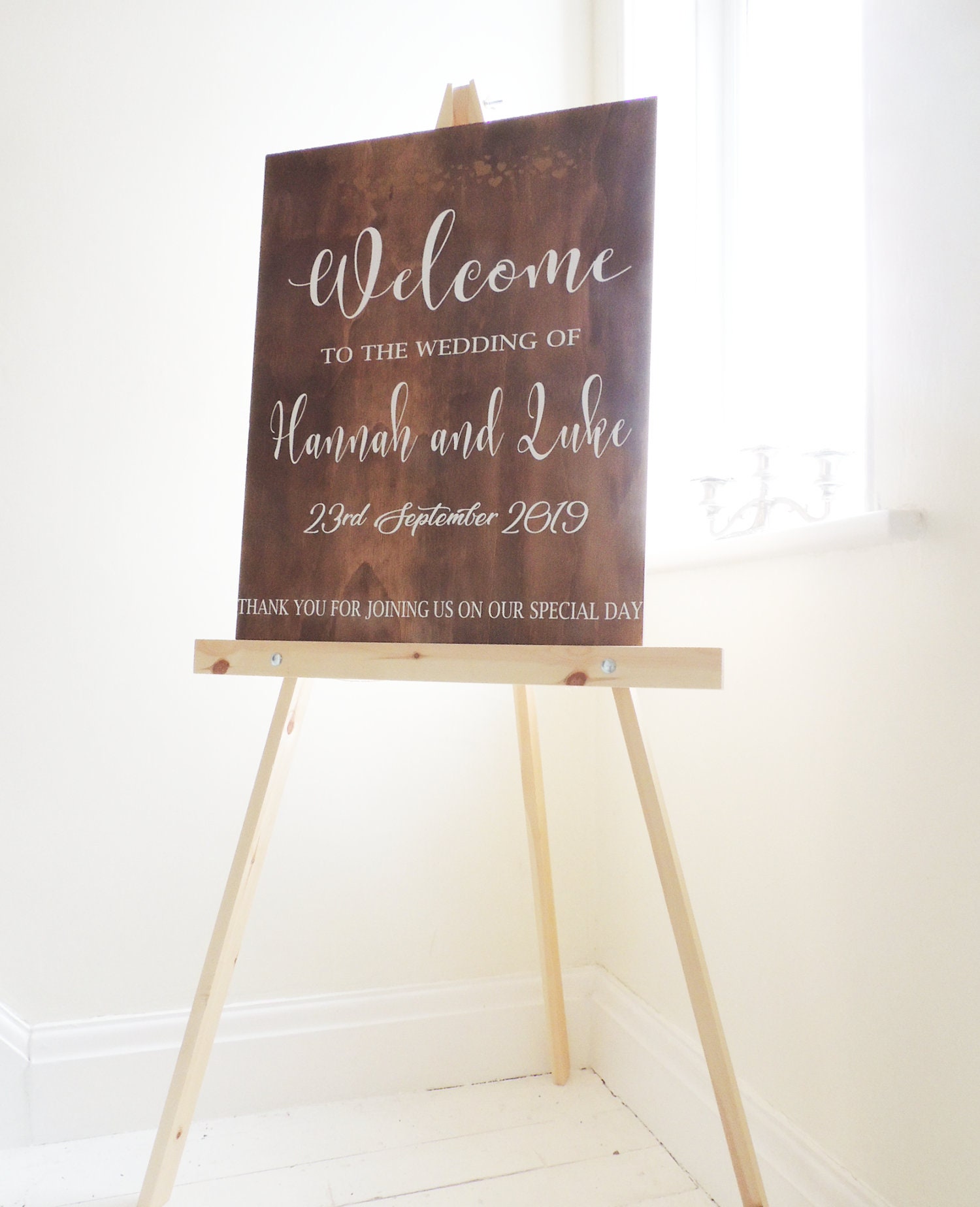Wedding Easel, Wedding Sign Holder, Display Easel, Stand for Signs, Display  Stand, Welcome Sign, Seating Plan Holder, Rustic Wedding 