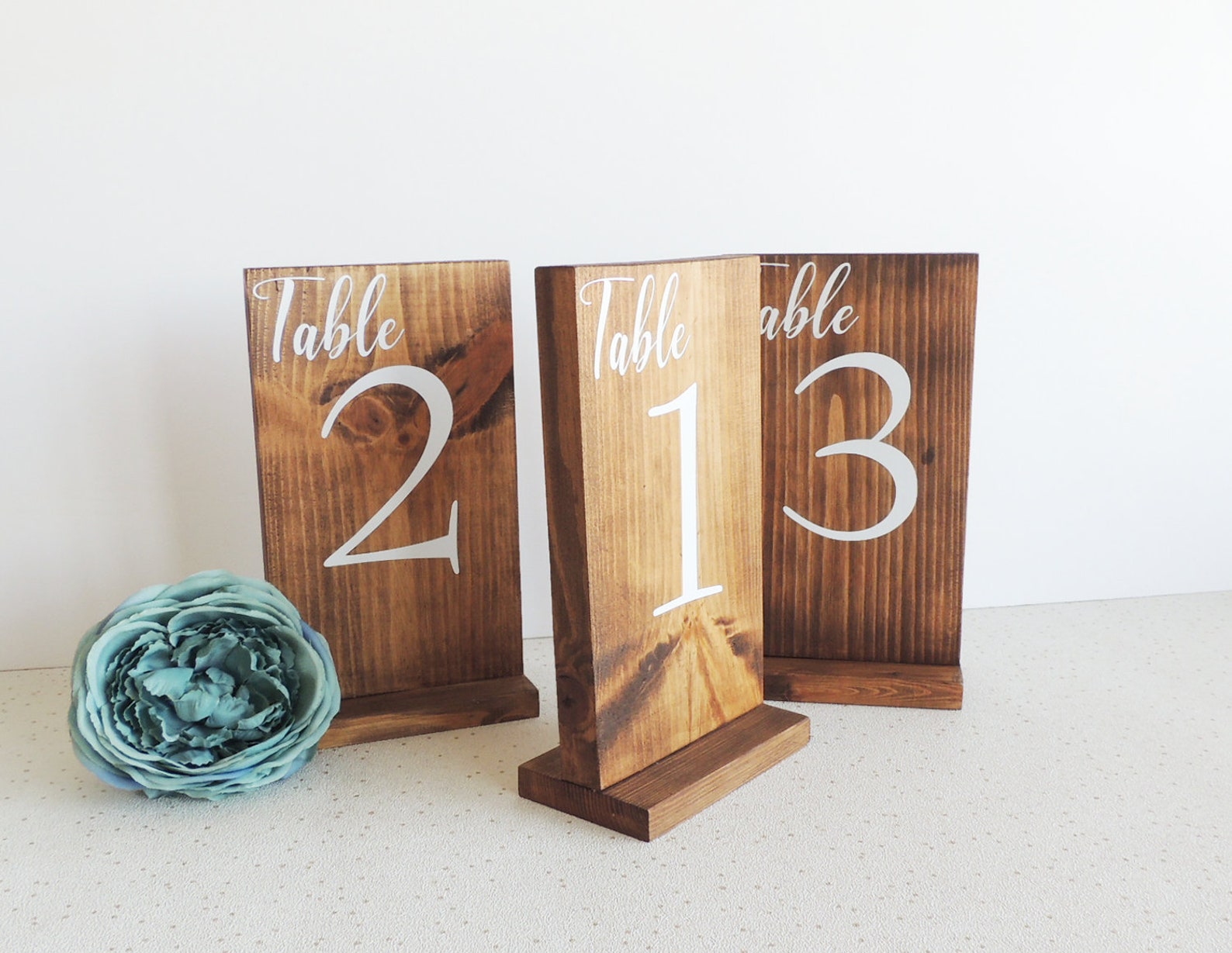 Large Table Numbers, Freestanding Numbers, Wedding Table, Number Signs, Seating Plan, Rustic