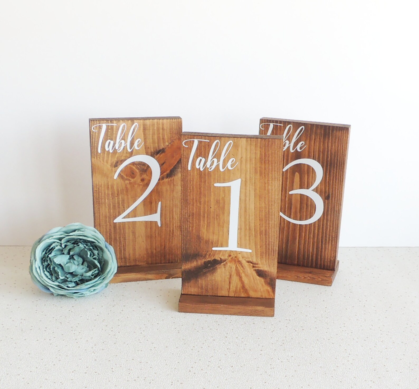 Large Table Numbers, Freestanding Numbers, Wedding Table, Number Signs, Seating Plan, Rustic