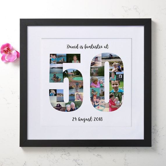 50th birthday photo collage ideas deals