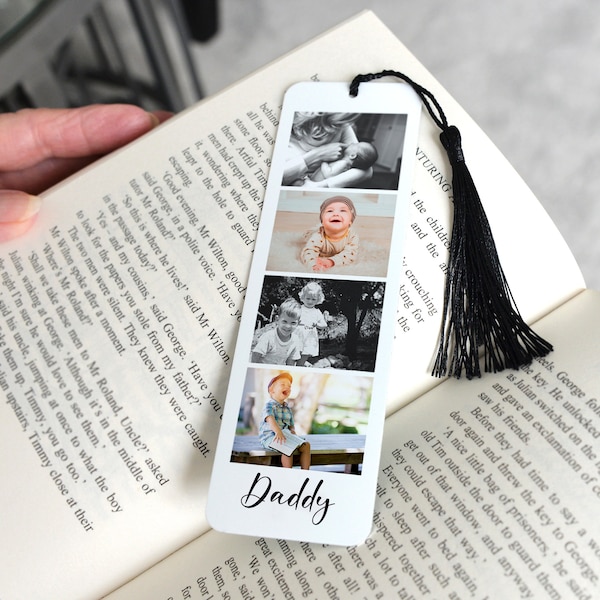 Personalised Aluminium Metal Photo Booth Bookmark