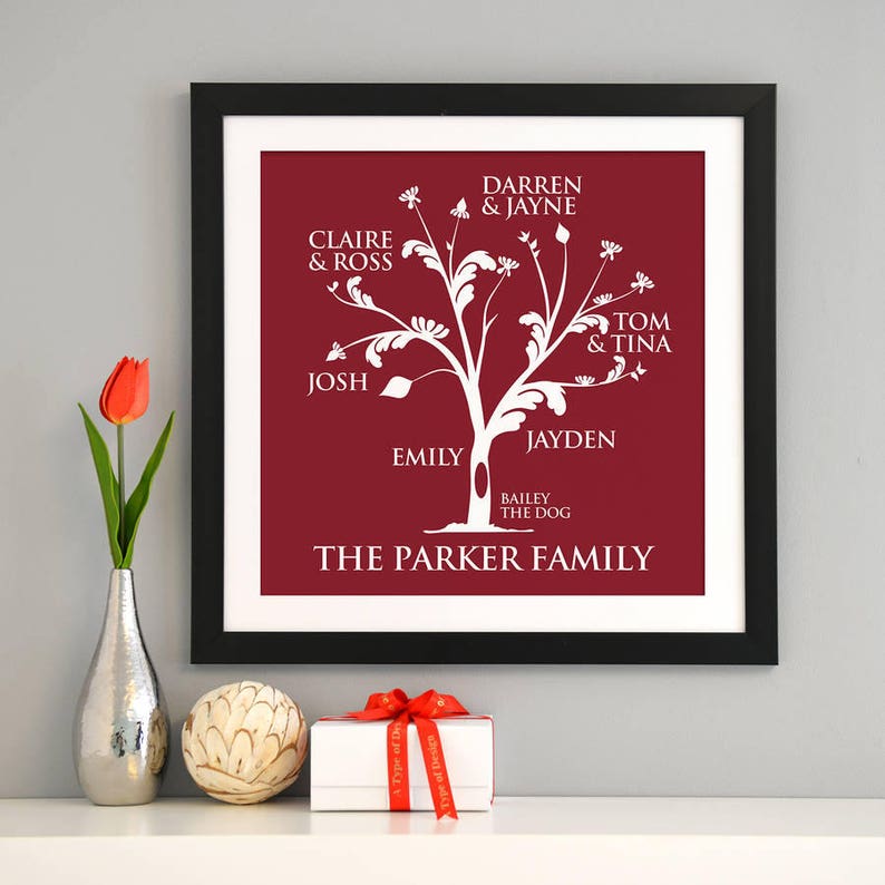 Personalised Family Tree Print image 4
