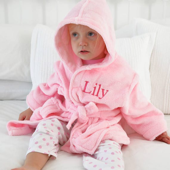 personalised dressing gown girl