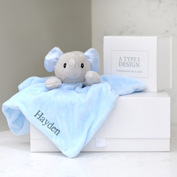 grey baby comforter