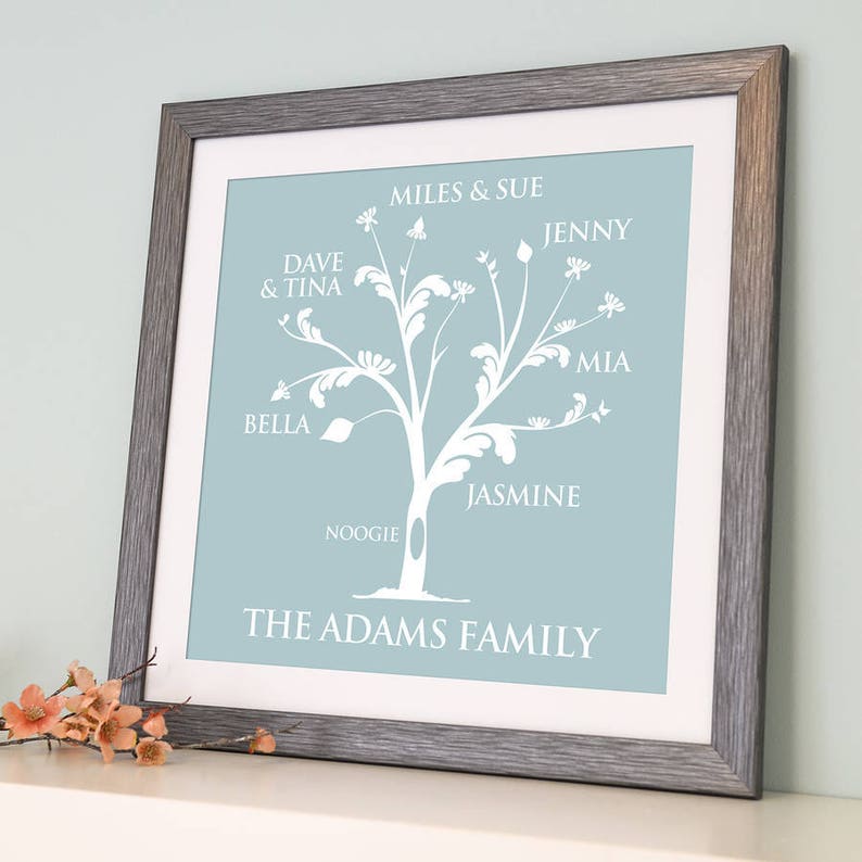 Personalised Family Tree Print image 1