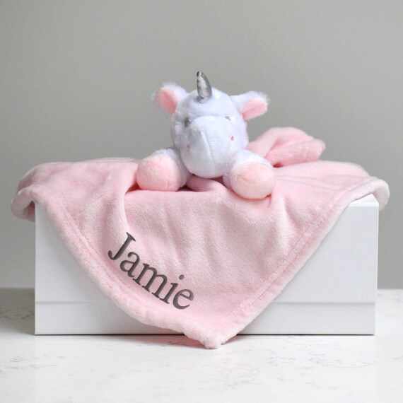unicorn baby comforter
