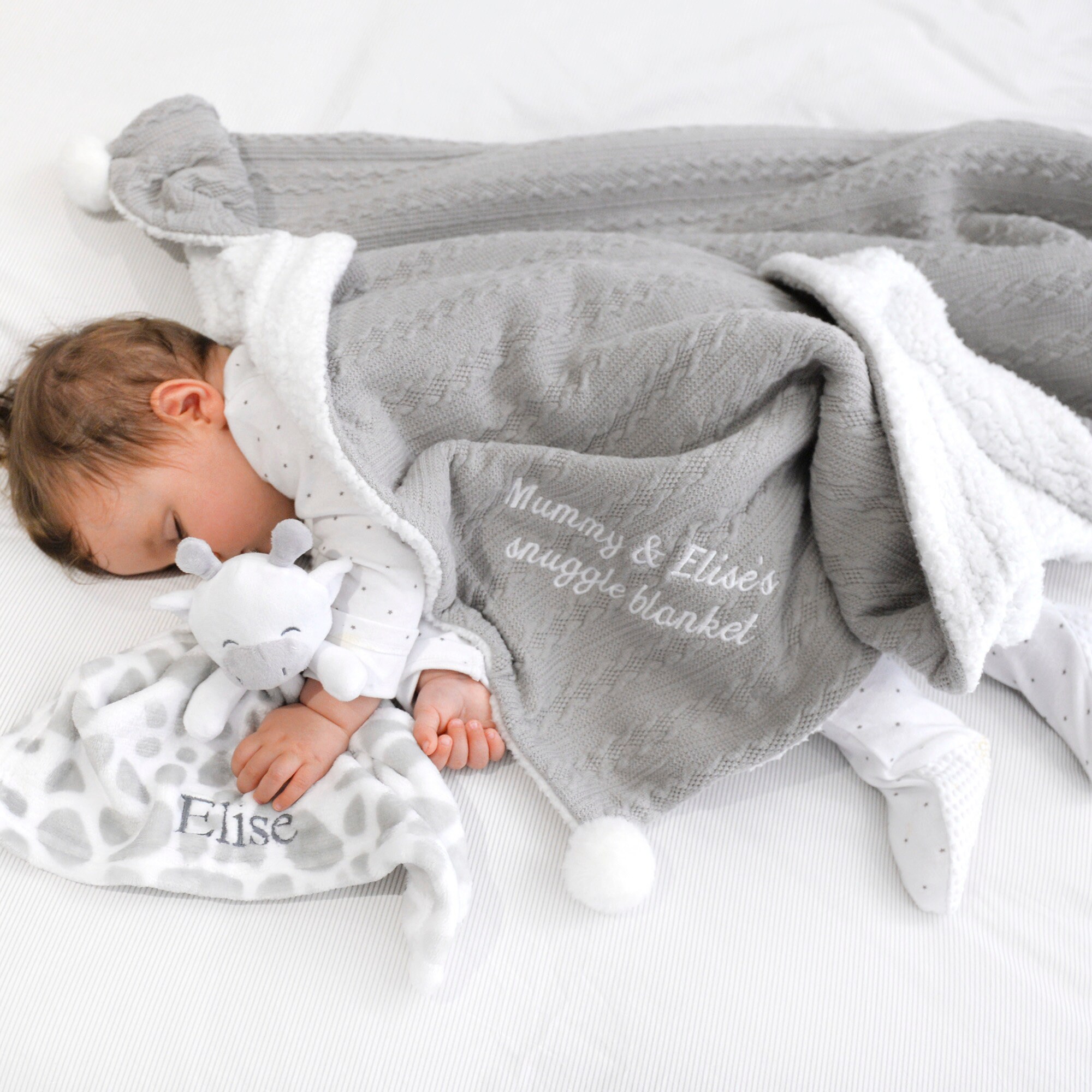 Personalised baby snuggle best sale