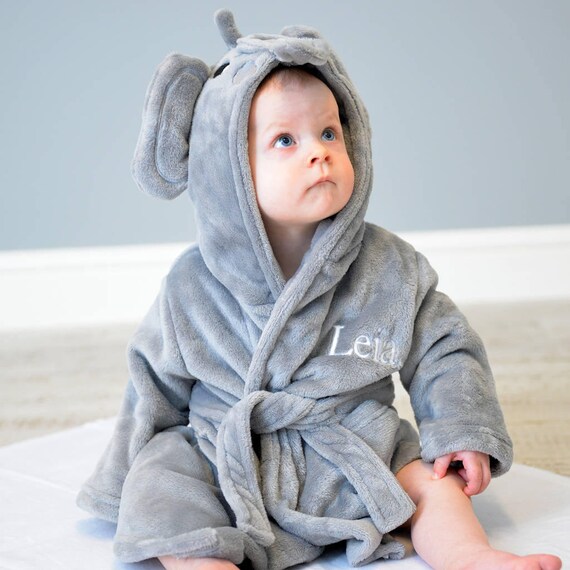 baby elephant dressing gown