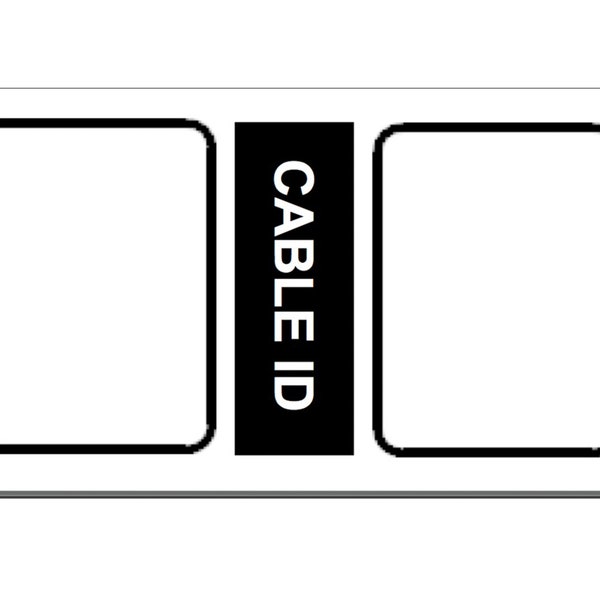 Kabel-ID-Etiketten zur Organisation von Drähten Selbstklebende Identifikationsaufkleber Tags Stecker