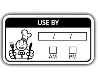 Use by Labels Shelf Life Stickers Best Before Labels
