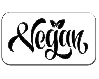 Vegan Food Labels Vegan Food Stickers Awareness Labels