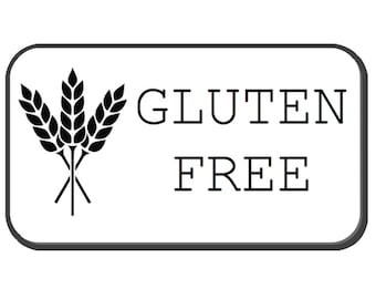 Gluten Free Labels Food Allergy Labels Food Warning Labels Allergen Stickers