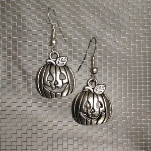 Fall and Halloween Pumpkin earrings