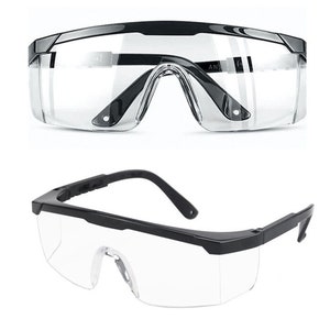 Clear Safety Goggles Anti-Fog Eye Protection Glasses Welding Work/Lab Glasses gift for him / her