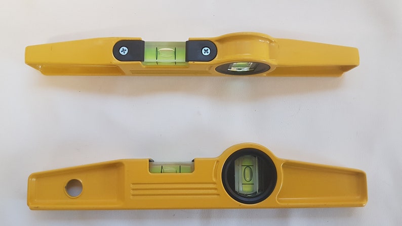 2 PCS New HI Viz Scaffolders 3 Rare Earth Magnetic Spirit Level 10 Inch 250 mm