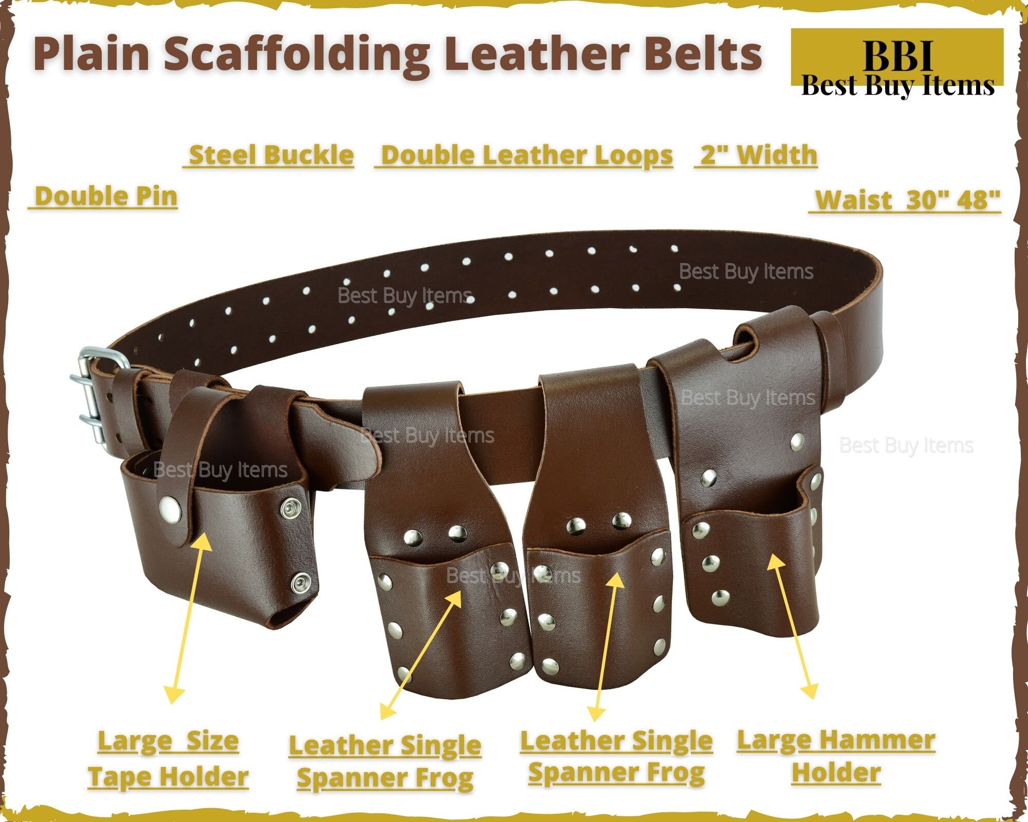 Scaffolding Black Leather Double Spanner Frog Top Quality scaffolders Tool Belts Scaffolding Black Leather Double Spanner Frog Top Quality scaffolders Tool Belts