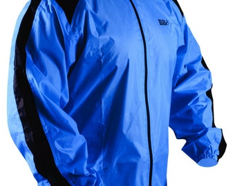 Cycling Heavy Rain Cover Jacket 100% Waterproof Jogging Running Top Quality UK SELLER