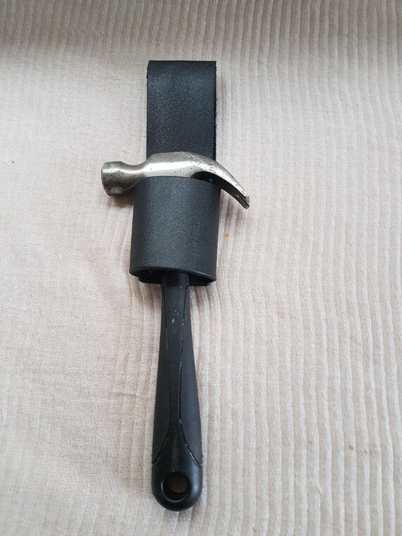 Heavy Duty Tool Belt Hammer Holder Scaffolder Steel Loop High Quality Leather