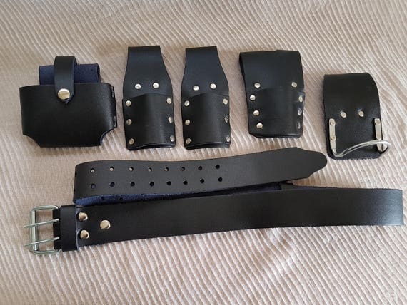 Heavy Duty Tool Belt Hammer Holder Scaffolder Steel Loop High Quality Leather
