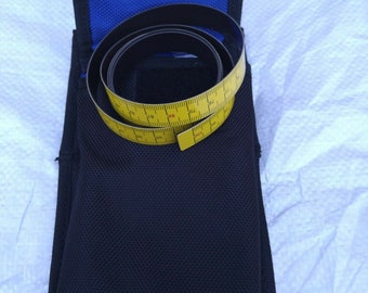 HI VIZ Flexible Magnetic Ruler Tape 1000mm x 15mm x 0.6 Craft, Tool Pouch Holder