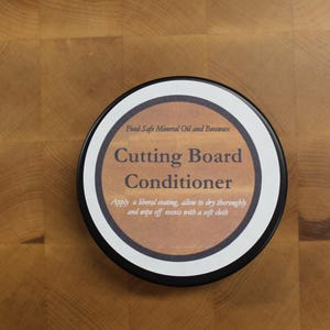 Food Grade Mineral Oil and Beeswax Cutting Board Conditioner