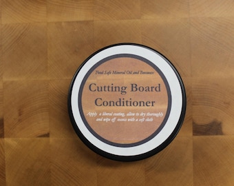 Food Grade Mineral Oil and Beeswax Cutting Board Conditioner