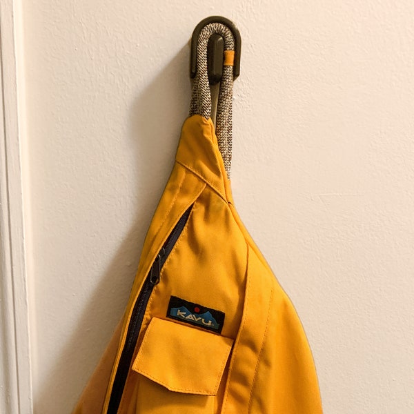 Kavu Wall Mount, for Rope Sling Bag. 3D Printed and Ultra Durable, Mounting Hardware Included