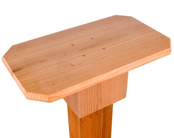 Cedar Little Library Mount, Slip-On 4x4 Post Mount, Hardware Included