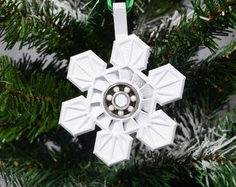 Snowflake Spinner, Tree decoration and toy-- Will Decorate Your Tree and Amuse the Kids