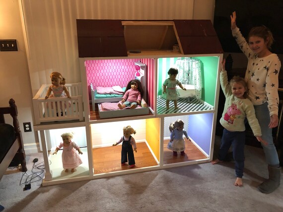 Custom Built Handmade American Girl Doll House Local Pick Up Only