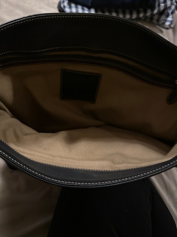 Vintage Coach Saddle Flap Messenger Bag Gem