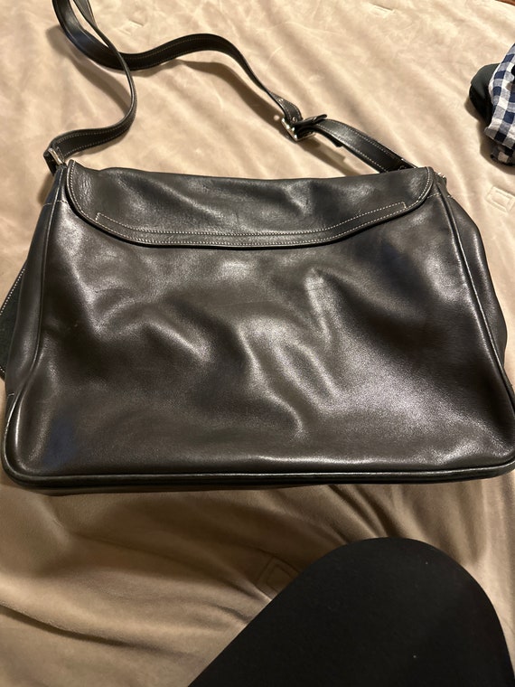 Vintage Coach Saddle Flap Messenger Bag Gem