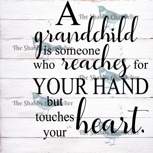 Cornice Portafoto In Legno Con Scritta 'A Grandchild Is Someone Who Reaches For Your Hands But Touches Your Heart' – Girevole 360°, Doppia Foto 10x15 Cm, Regalo Per Nonni - 4
