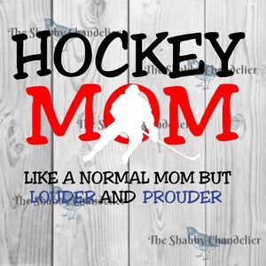 Maman du hockey comme une maman ordinaire, mais plus fort et prouder