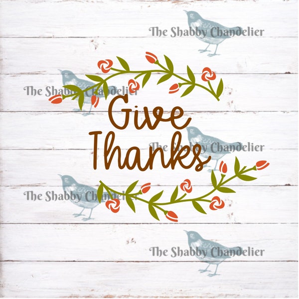 Give Thanks with Floral Swag