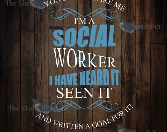 I am a social worker